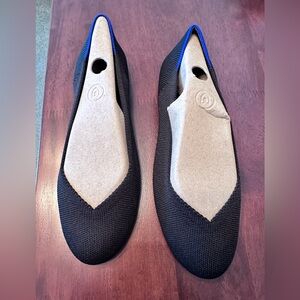Rothy’s Black round toe slip on flats
